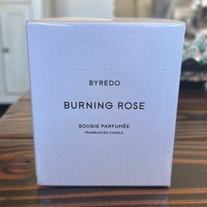 Never opened Byredo Burning Rose Candle 8.4 oz